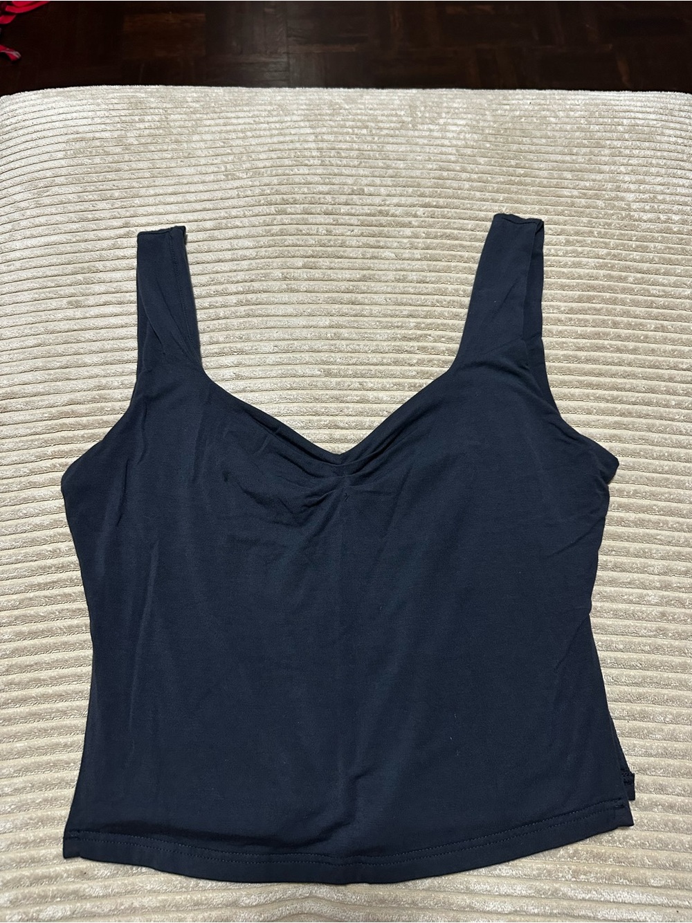 Amazon Women's Navy Scoop Neck Tank Top